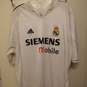 David Beckham Real Madrid 04/05 Adidas Home Jersey